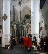 Emanuel de Witte, View of the Tomb of William the Silent in the New Church in Delft